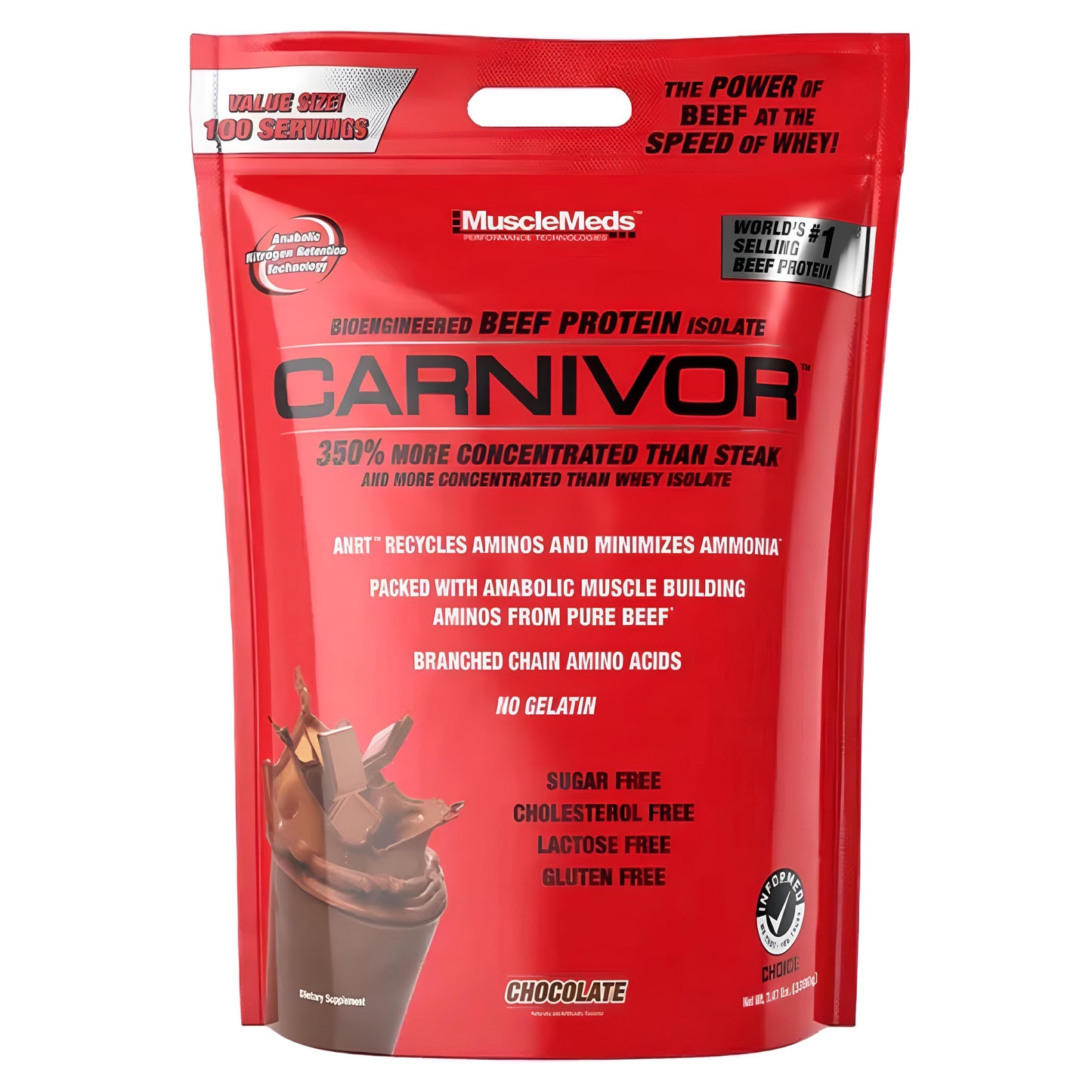 CARNIVOR 7 LB 100 SERVICIOS MUSCLEMEDS