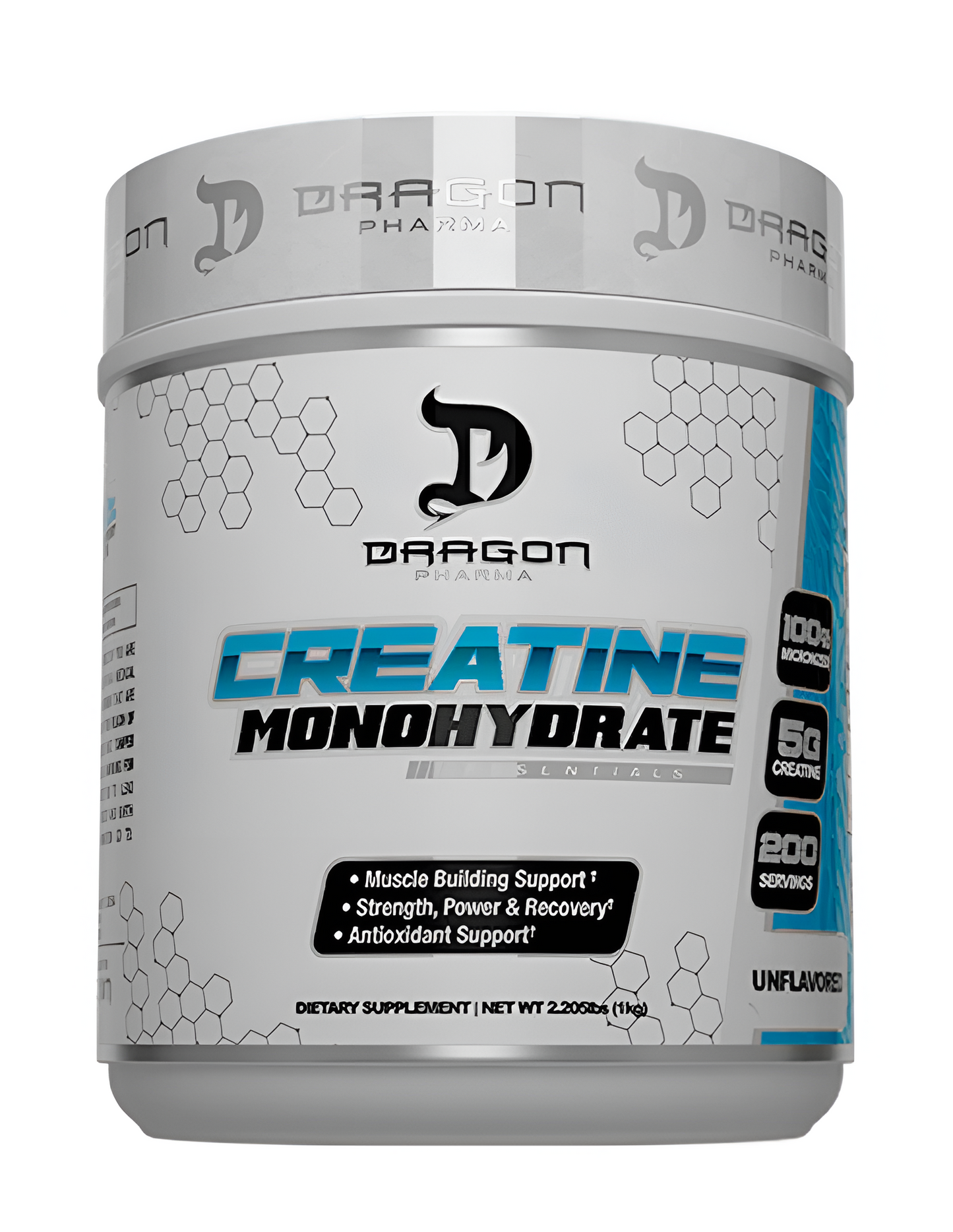 CREATINA DRAGÓN PHARMA 1 KG 200 SERVICIOS