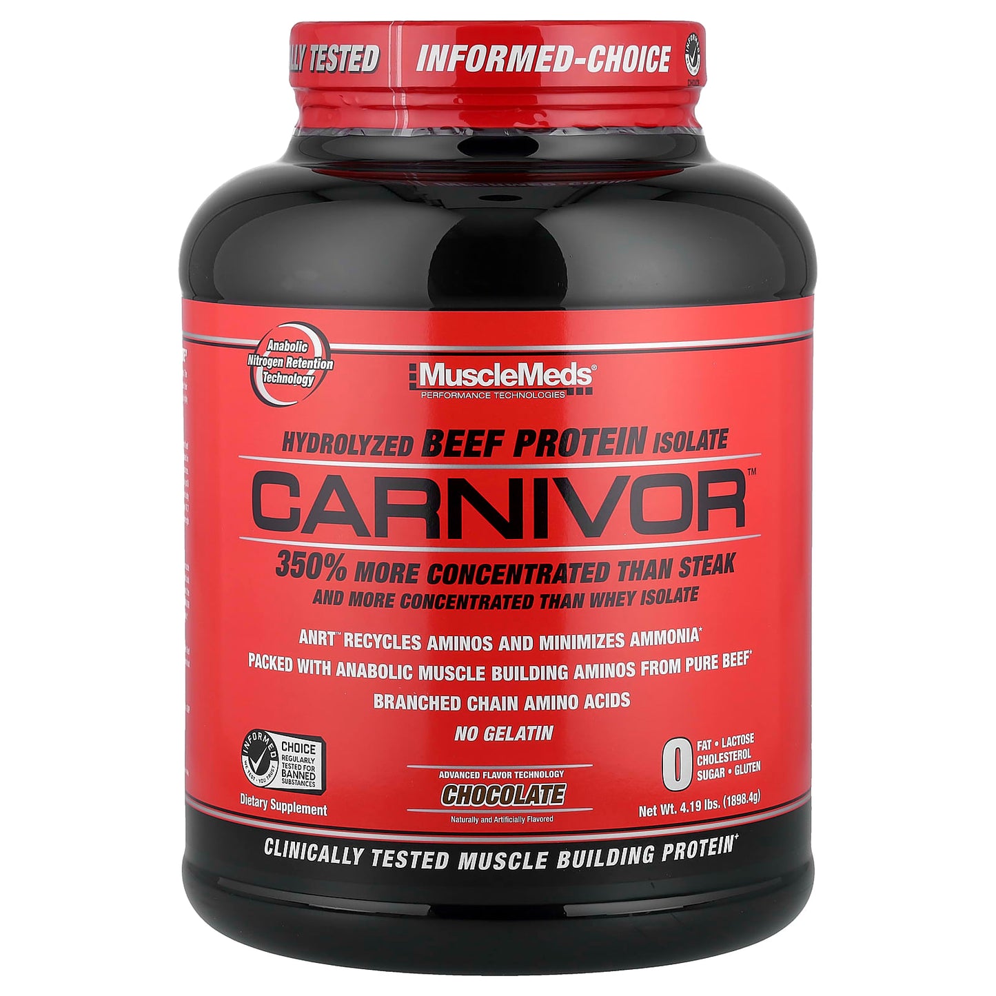 PROTEÍNA CARNIVOR 4 LB 56 SERVICIOS