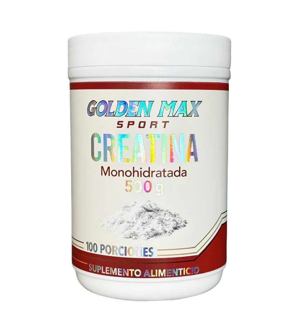 CREATINA MONOHIDRATADA GOLDEN MAX SPORTS 100 SERVICIOS