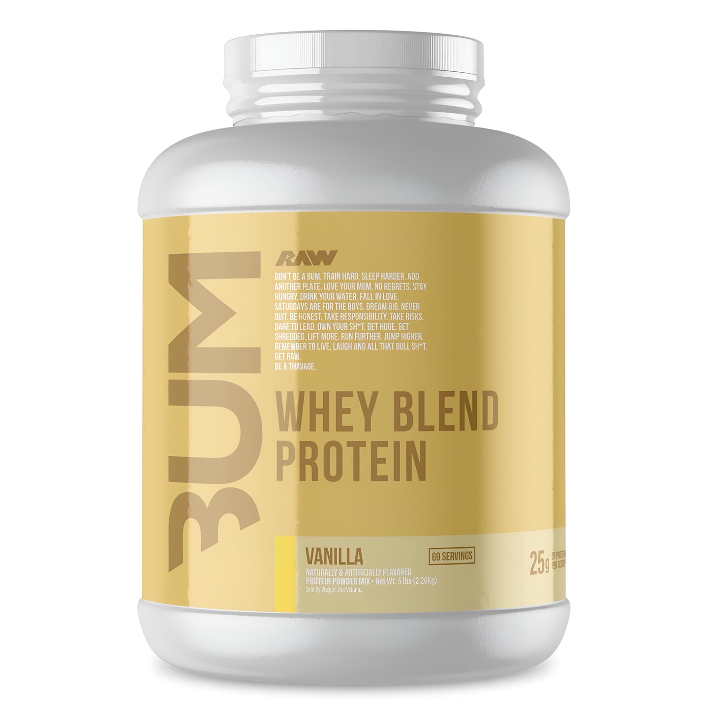 RAW CBUM WHEY 5 LBS