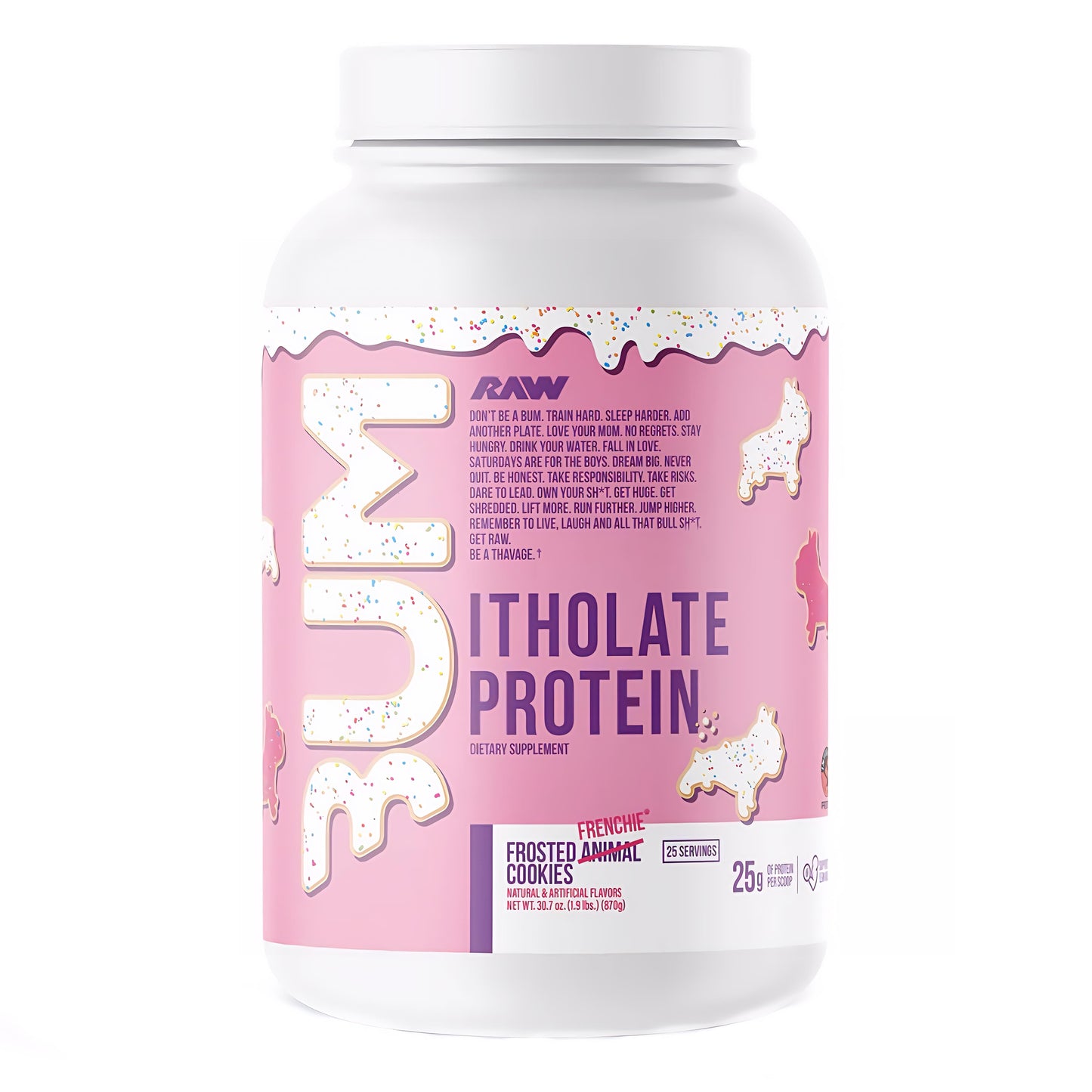ITHOLATE 1.72 LB 25 SERVICIOS RAW CBUM