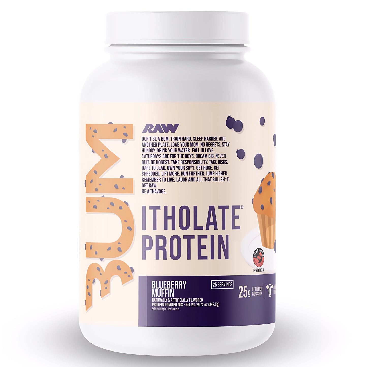 ITHOLATE 1.72 LB 25 SERVICIOS RAW CBUM